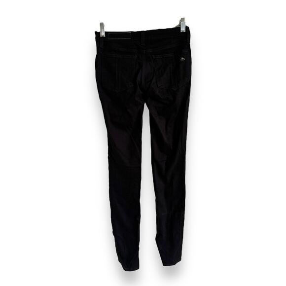 Rag & Bone Womens Jeans Sz 24 Black Plush Legging Style Pants W15030163 - Picture 6 of 11